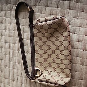 Two tone brown gucci bag